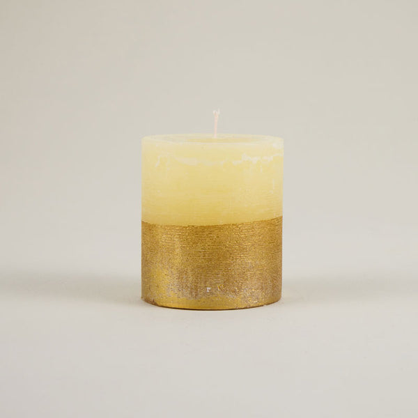 St Eval Inspiritus Gold Half Dipped Candle image 1