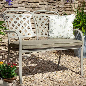 Hartman Berkeley High Back Bench in Maize with Wheatgrass Cushion image 2
