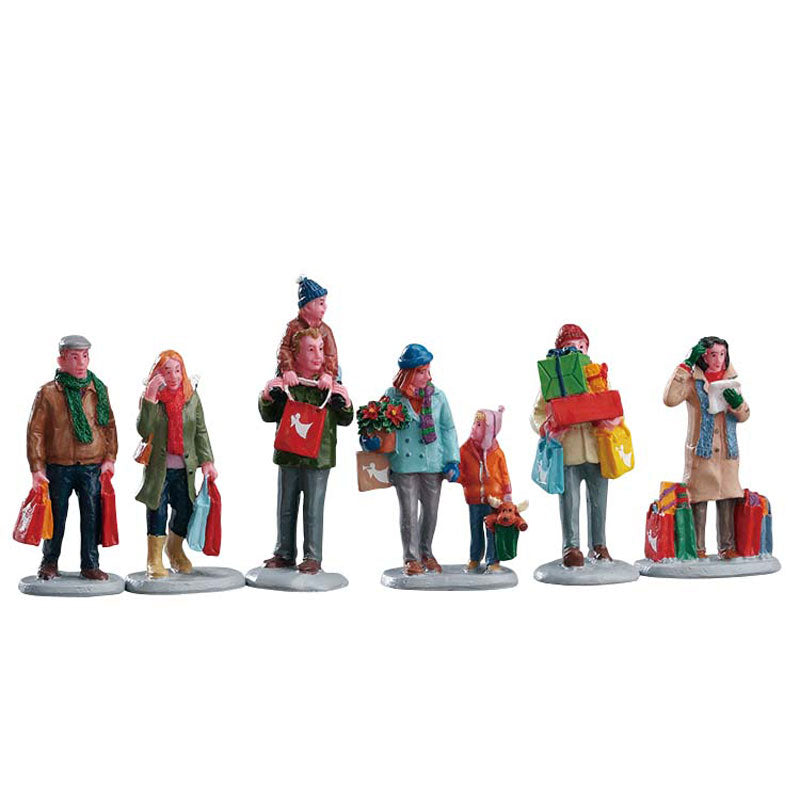 Lemax Happy Shoppers (Set of 6) image 0