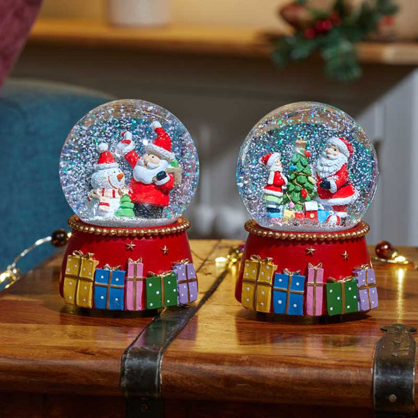 Three Kings Musical SantaGifts Lit SnowSpheres (Assorted Designs) image 0