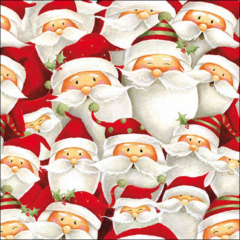 Ambiente Paper Napkins - Funny Santa (Pack of 20) image 0