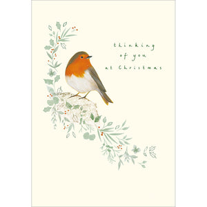 Woodmansterne Birds & Foliage Christmas Card image 0