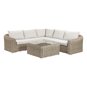Orchard Life Morello Modular Corner Sofa Set – Oatmeal Weave (Seats 5) image 5