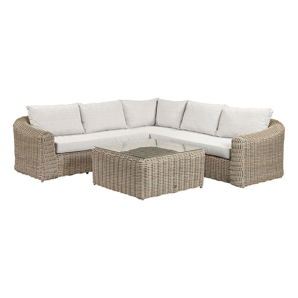 Orchard Life Morello Modular Corner Sofa Set – Oatmeal Weave (Seats 5) image 5