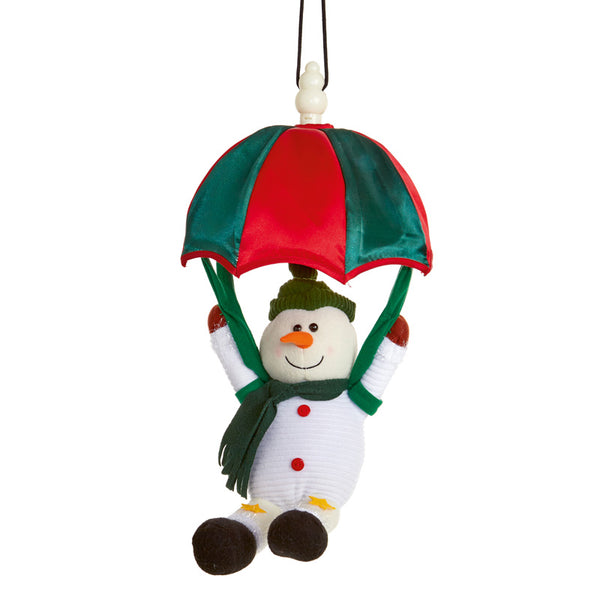 Premier Battery-Operated Musical Snowman Parachuter image 0
