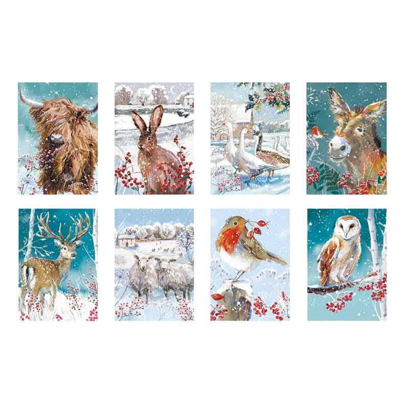 Ling Design Big Value Box - Winter Wildlife (Pack of 24) image 0