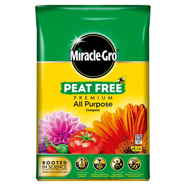 Miracle-Gro Peat Free Premium All Purpose Compost (40 litres) image 0