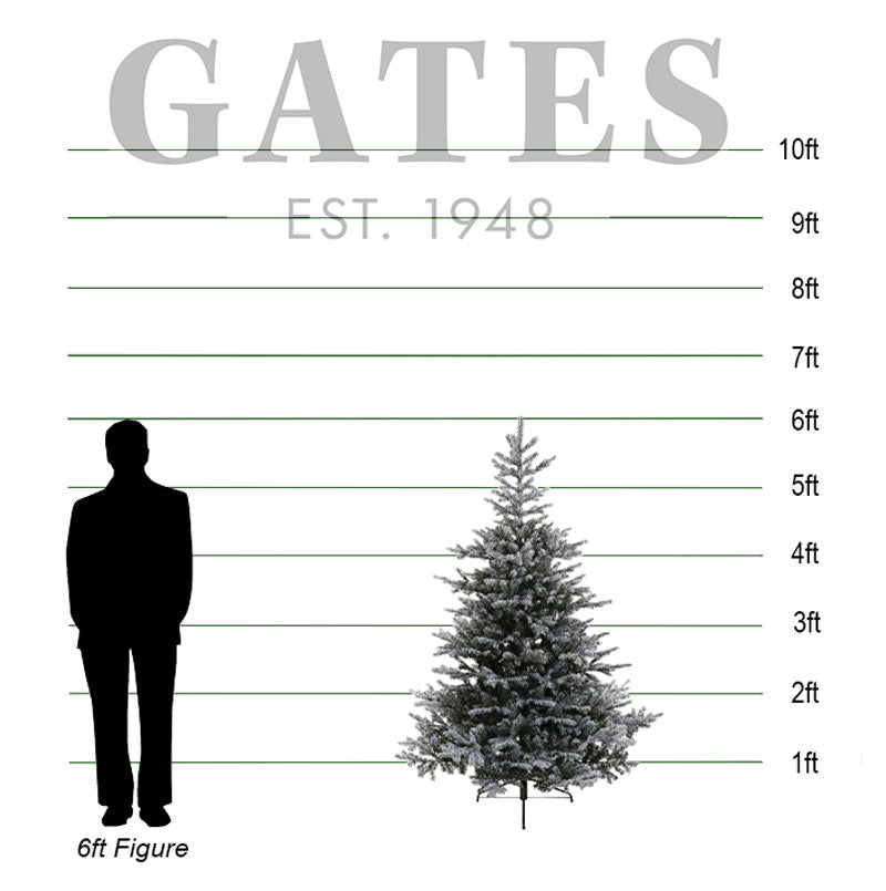Everlands Snowy Grandis Fir Artificial Christmas Tree - 6ft image 0
