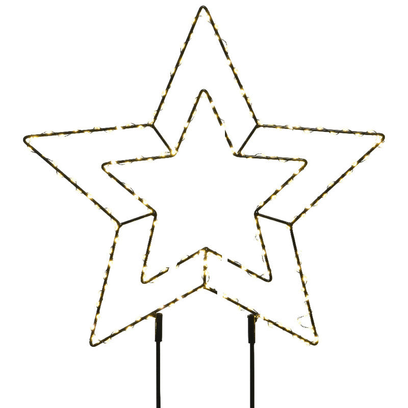 Lumineo LED Metal Star Garden Pick image 0