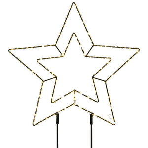 Lumineo LED Metal Star Garden Pick image 1