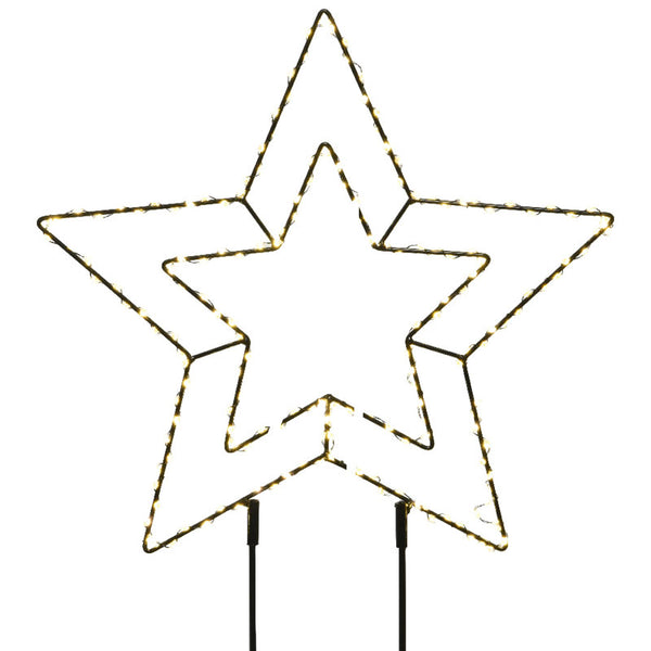 Lumineo LED Metal Star Garden Pick image 1