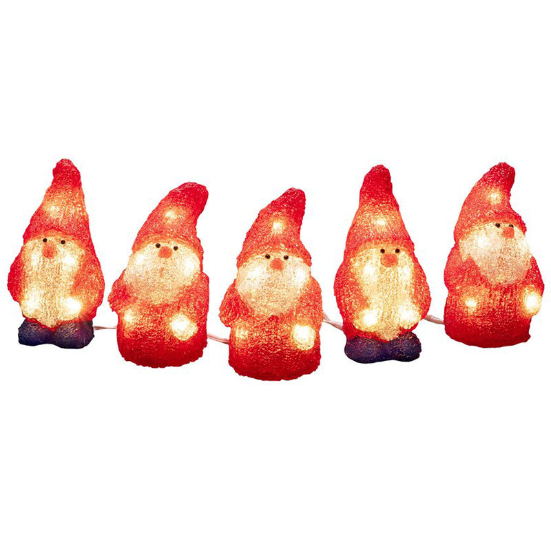 Konstsmide 5 LED Acrylic Santa's image 0