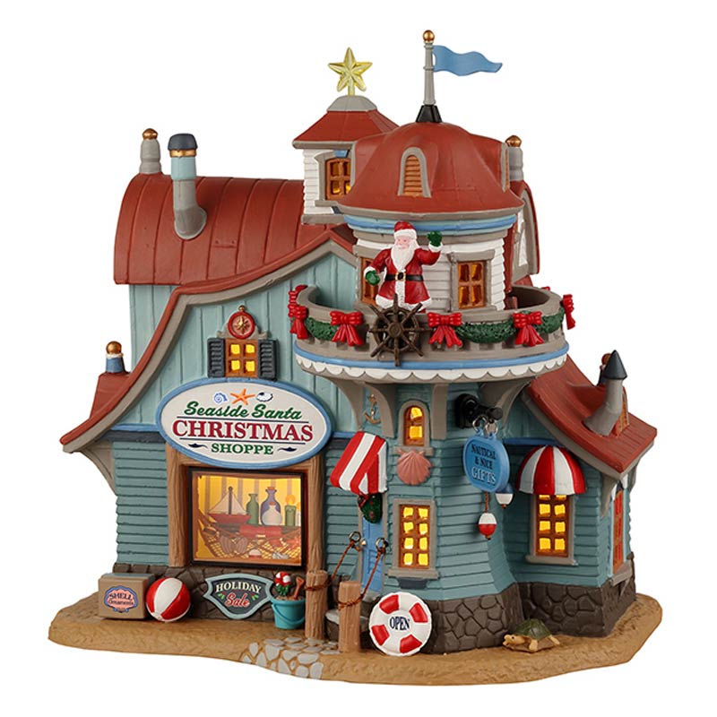 Lemax Seaside Santa Christmas Shoppe image 0