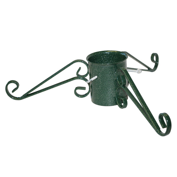 Tom Chambers Ornate Christmas Tree Stand - Green, 13cm image