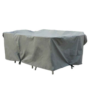 Bramblecrest Cover for Rattan Rectangular 6 Seat Set with 180 x 105cm Firepit Table image 0