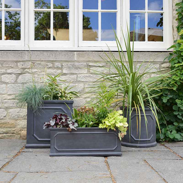 Woodlodge Chelsea-Lite Trough Planter image 1