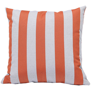Bramblecrest Square Scatter Cushion, 45 x 45cm â€“ Burnt Orange Stripe image 2