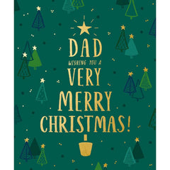 Woodmansterne Dad Wishing You A Very Merry Christmas Card image 0