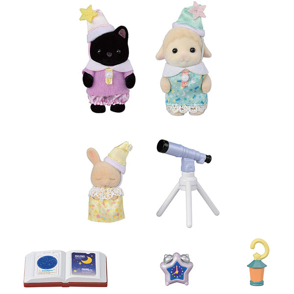 Sylvanian Families 'Nursery Friends - Sleepover Party Trio' image 2