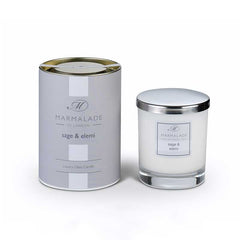Marmalade Sage & Elemi Luxury Glass Candle image 0