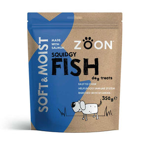 Zoon Soft & Moist Squidgy Fish Dog Treats (350g) image 0