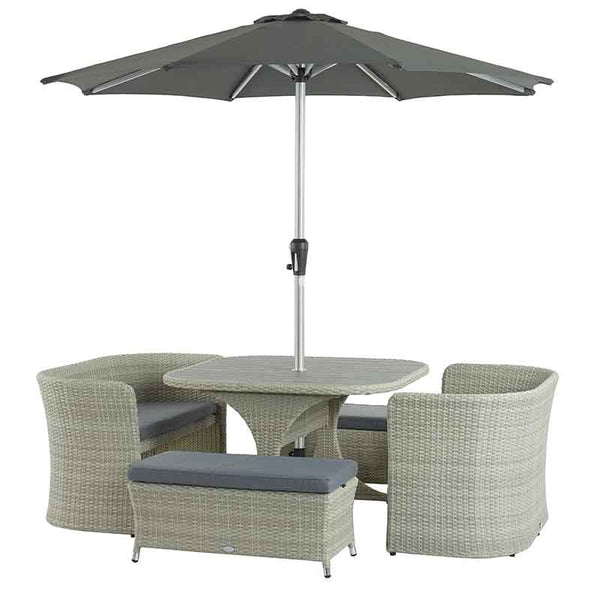 Bramblecrest Tetbury Cloud Tree-Free Balcony Set with 2.5m Parasol & 15kg Base image 8
