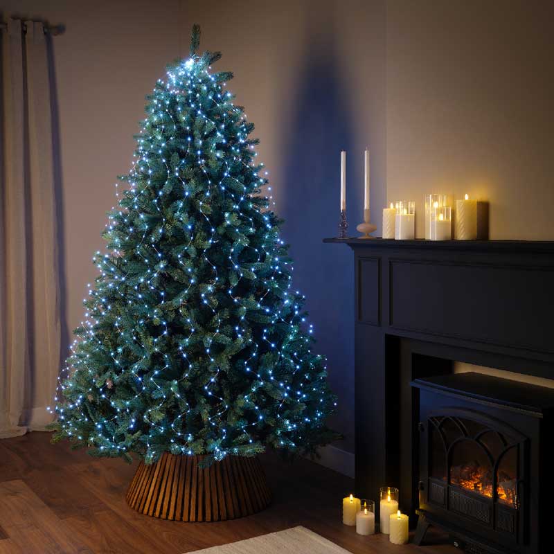 Lumineo Micro LED Sparkle Tree Lights - Cool White image 0