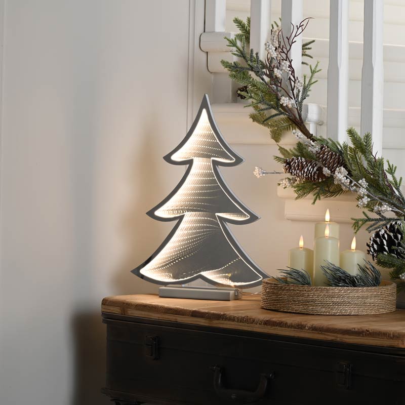 Festive Infinity Warm White Tree image 0