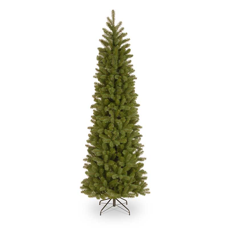 National Tree Bayberry Spruce Slim Artificial Christmas Tree - 7ft / 2.1m image 0