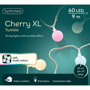 Lumineo XL Cherry Lights - Soft Multi-Coloured image 1
