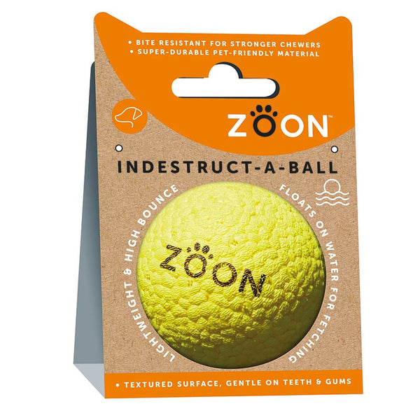 Zoon Indestruct-a-Ball Dog Toy image 2