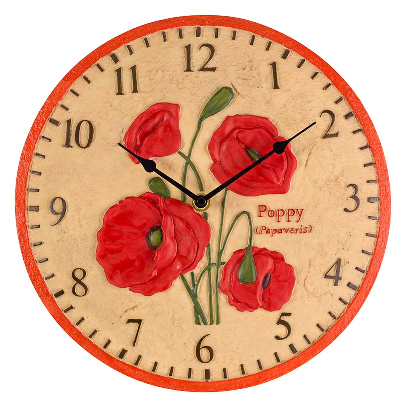 Poppy Wall Clock image 0
