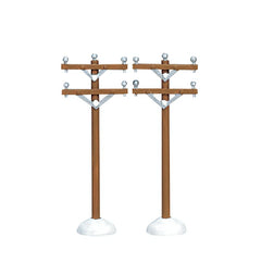 Lemax Telephone Poles (Set of 2) image 0