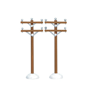 Lemax Telephone Poles (Set of 2) image 0