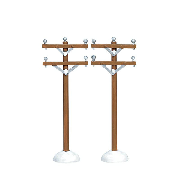 Lemax Telephone Poles (Set of 2) image 0