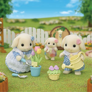 Sylvanian Families 'Blossom Gardening Set - Flora Rabbit Sister & Brother' image 1