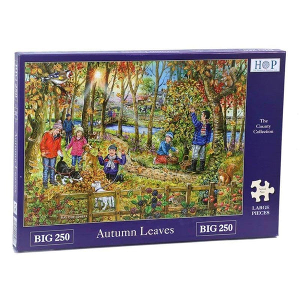 House Of Puzzles Autumn Leaves Big 250 Piece Jigsaw Puzzle image 1