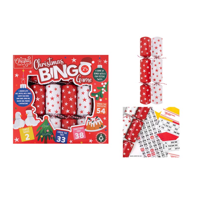 Christmas Bingo Game Crackers image 0