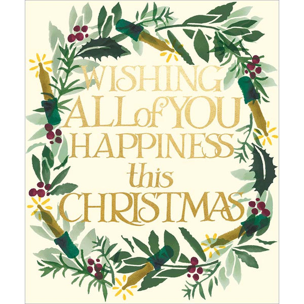 Woodmansterne A Wreathful Of Joy Christmas Card