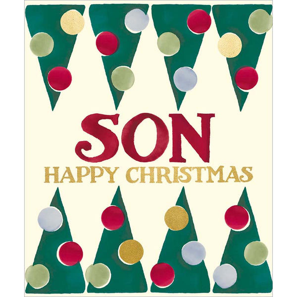 Woodmansterne Son Tree Rows Christmas Card