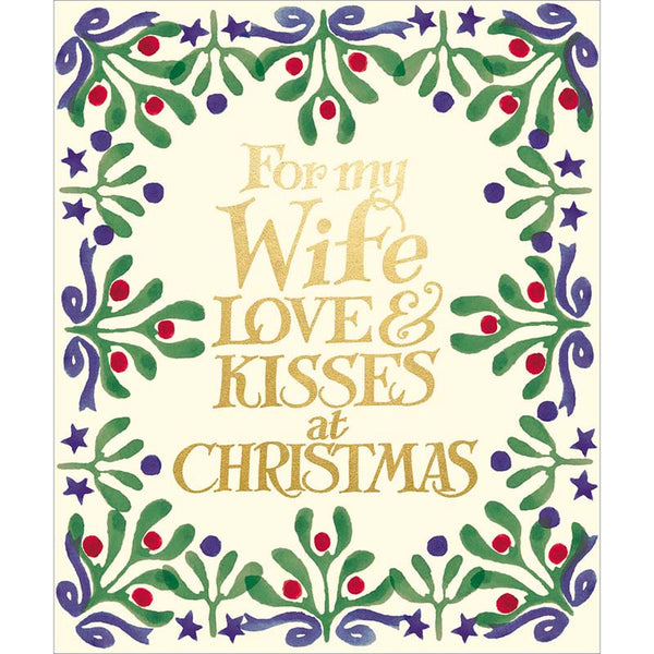 Woodmansterne For My Wife Christmas Card