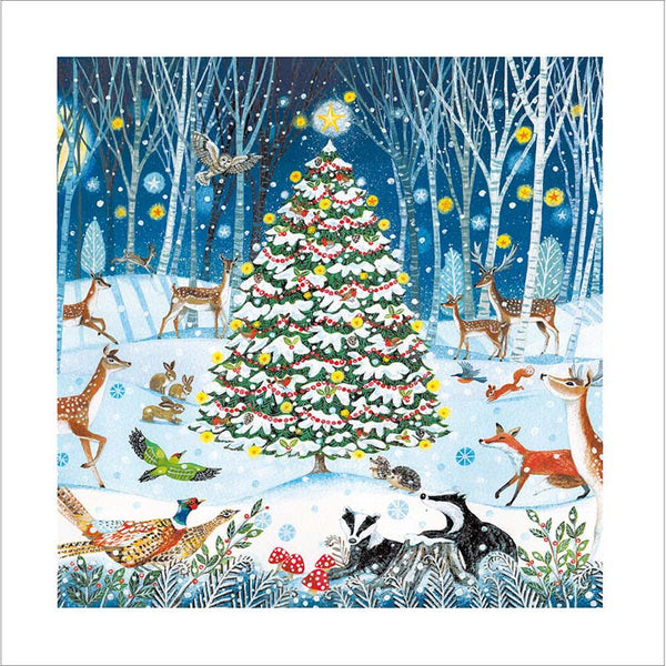 Woodmansterne Magical Woodland Christmas Card