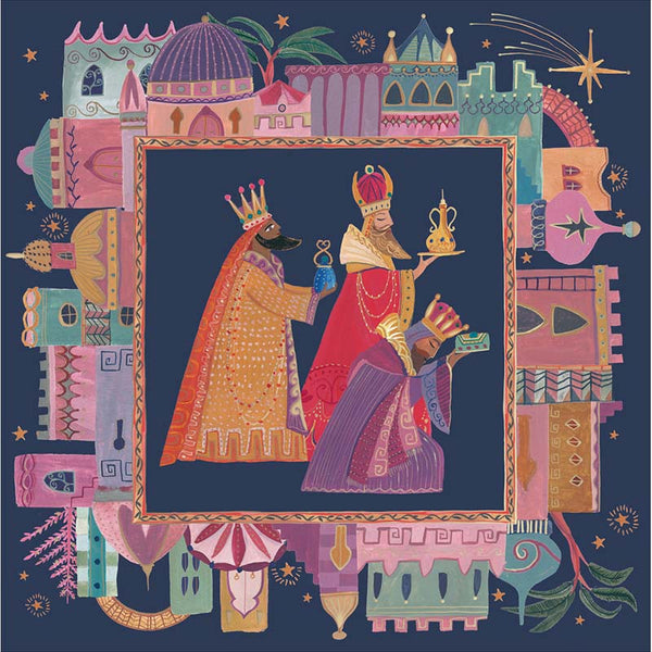 Woodmansterne We Three Kings Square Christmas Card