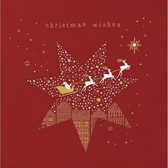 Woodmansterne Town House Star Christmas Card