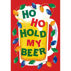 Woodmansterne Ho Ho Hold My Beer Christmas Card