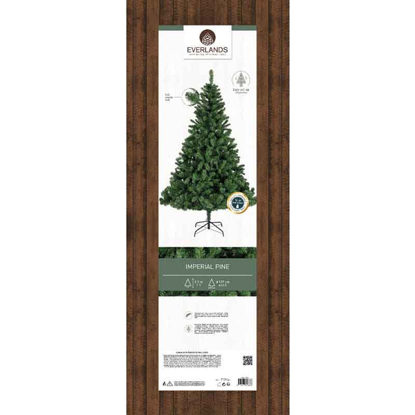 Everlands Imperial Pine Artificial Christmas Tree - 7ft image 4