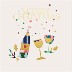 Woodmansterne Drink & Clink Christmas Card