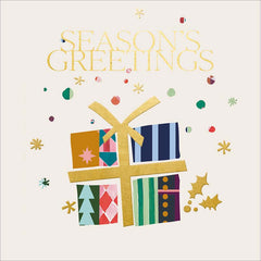 Woodmansterne Multi-Coloured Present Christmas Card