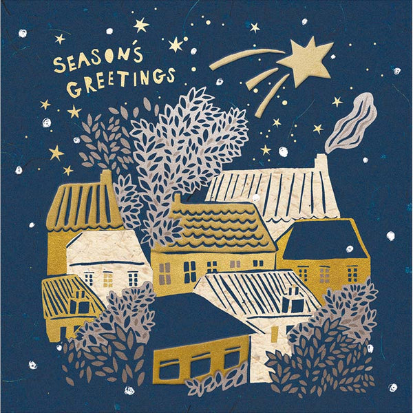 Woodmansterne Shooting Star Christmas Card