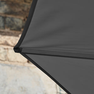 Platinum Riva 3m Round Crank & Tilt Parasol – Anthracite image 6